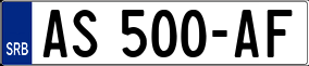 Truck License Plate